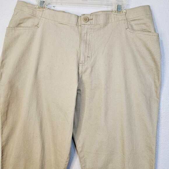 Lee Riders Women Western Straight Leg Khaki Jeans Size 18W - Picture 3 of 9